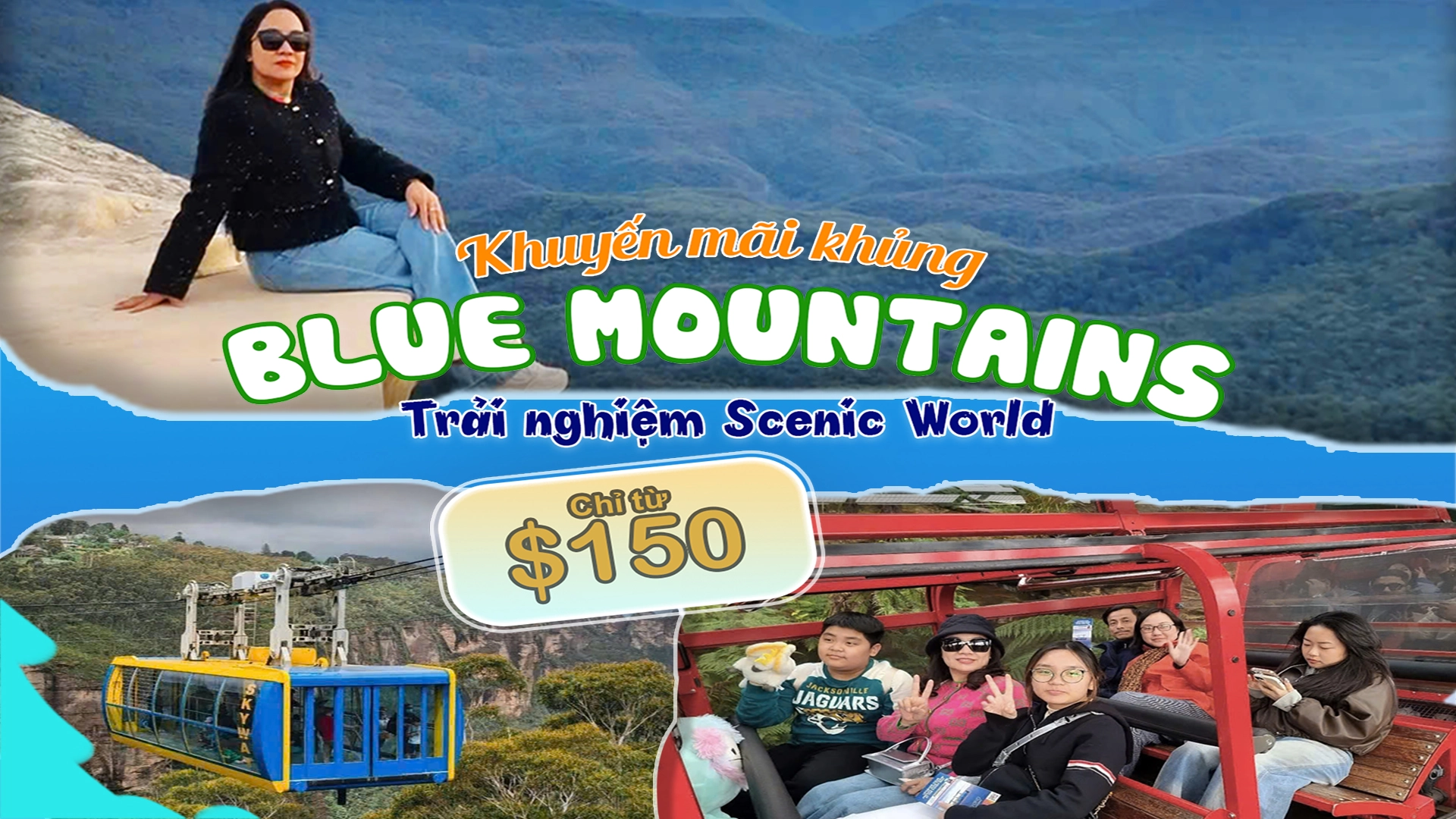 Việt booking - VietBooking - Vbooking - KHUYẾN MÃI KHỦNG – BLUE MOUNTAINS TOUR