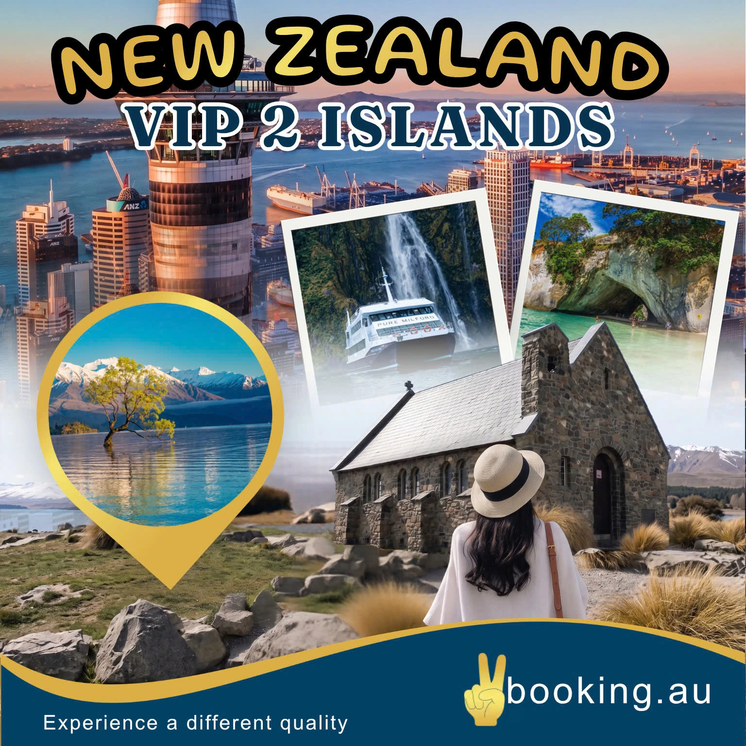 10 Days VIP Tour of New Zealand Two Islands
