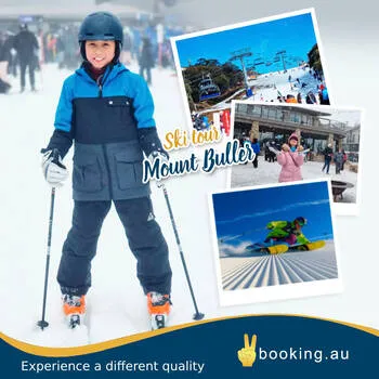 Skiing at Mt.Buller